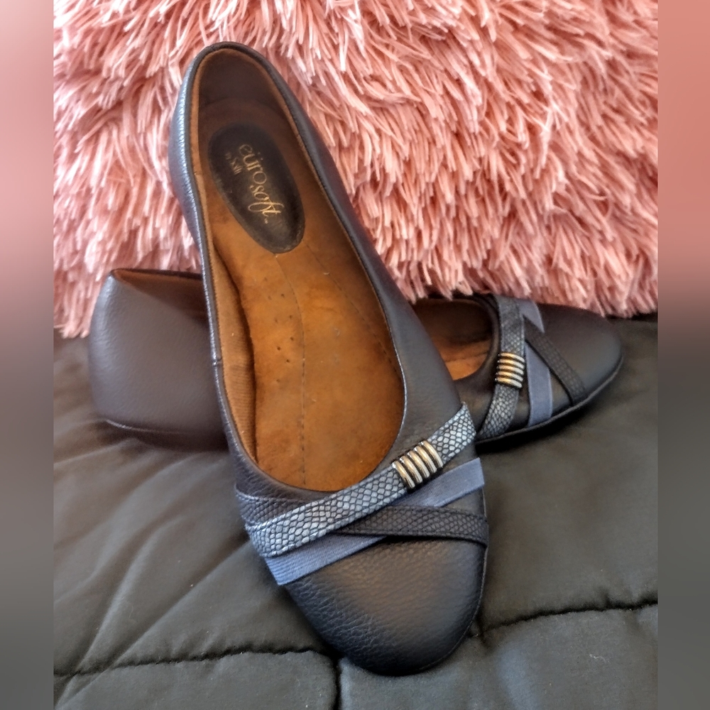 Euro Soft shiana blue ballet flats size 7 1/2